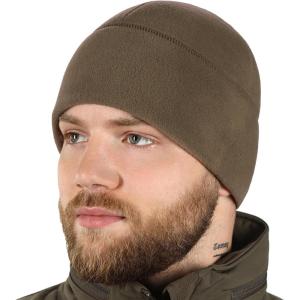 M-Tac Fleece Watch Cap – Tactical Beanie Hat Winter Skull Cap with Slimtex(Dark Olive)