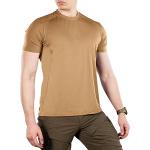 M-Tac Tactical Short Sleeve T-Shirt – Army Military Ultra Vent Men’s Athletic Workout Gym Training T Shirt(Coyote)