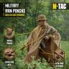 M-Tac Tactical Rain Poncho – Army Military Poncho Shelter – Waterproof Ripstop Camping Hiking Outdoor Hunting Rain Ponchos(Coyote)