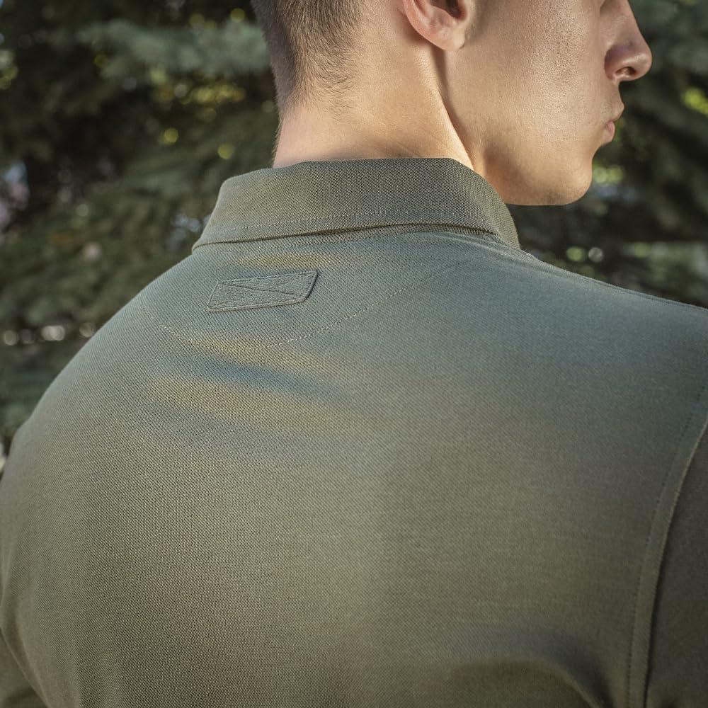 image:imageMTac Long Sleeve Tactical Polo Shirt for Men Mens Military Polo Shirt for Work Outdoor Tactical amp Law Enforcement GearArmy Olive