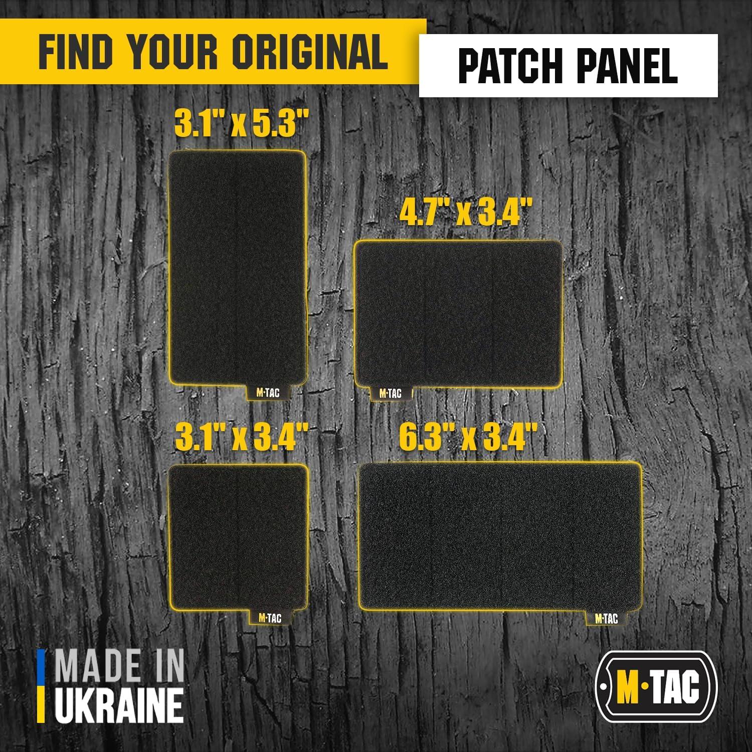 image:imageMTac Loop Tactical Morale Patches Board Molle Attachment 31 x 52 CoyoteBlack