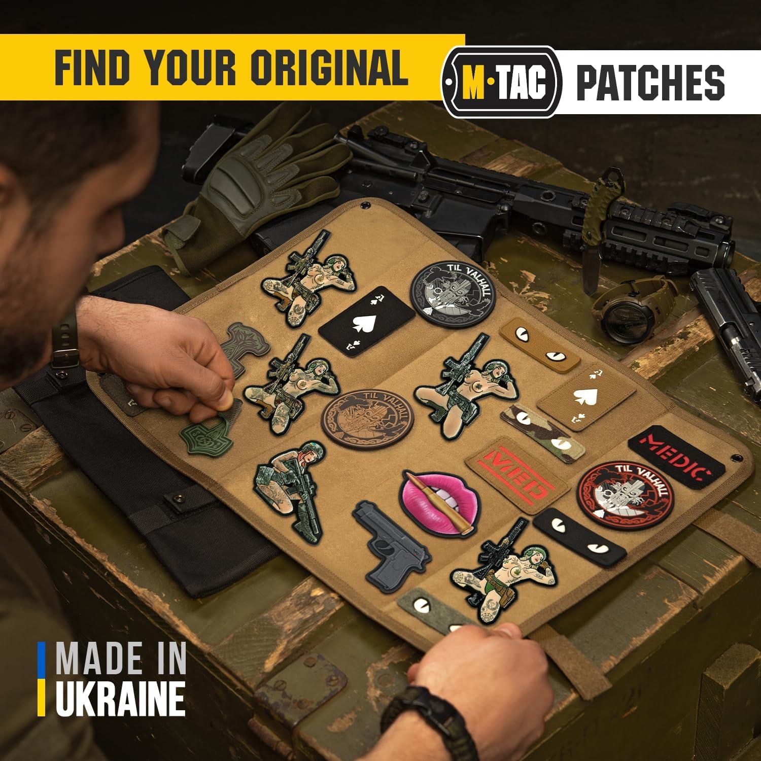 image:imageMTac Morale Patch Pink Lips with Bullet PVC Tactical Military Patch with Hook Fastener Backing Patches for Vest Backpacks Hats PinkPink