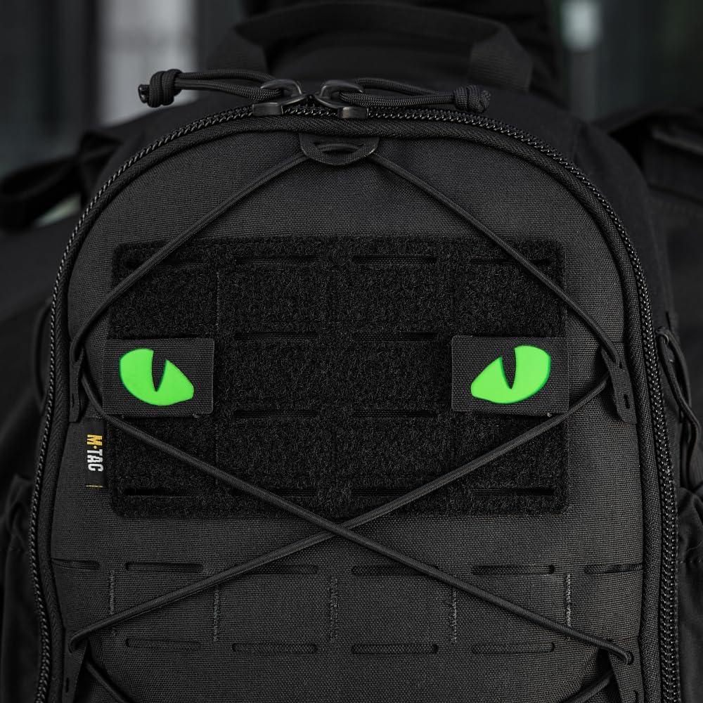 image:imageMTac Multicolor Tiger Eyes Morale Patches Compatible with Molle Tactical Patch Military Combat Hook Fasteners CamoBlackGreenGID