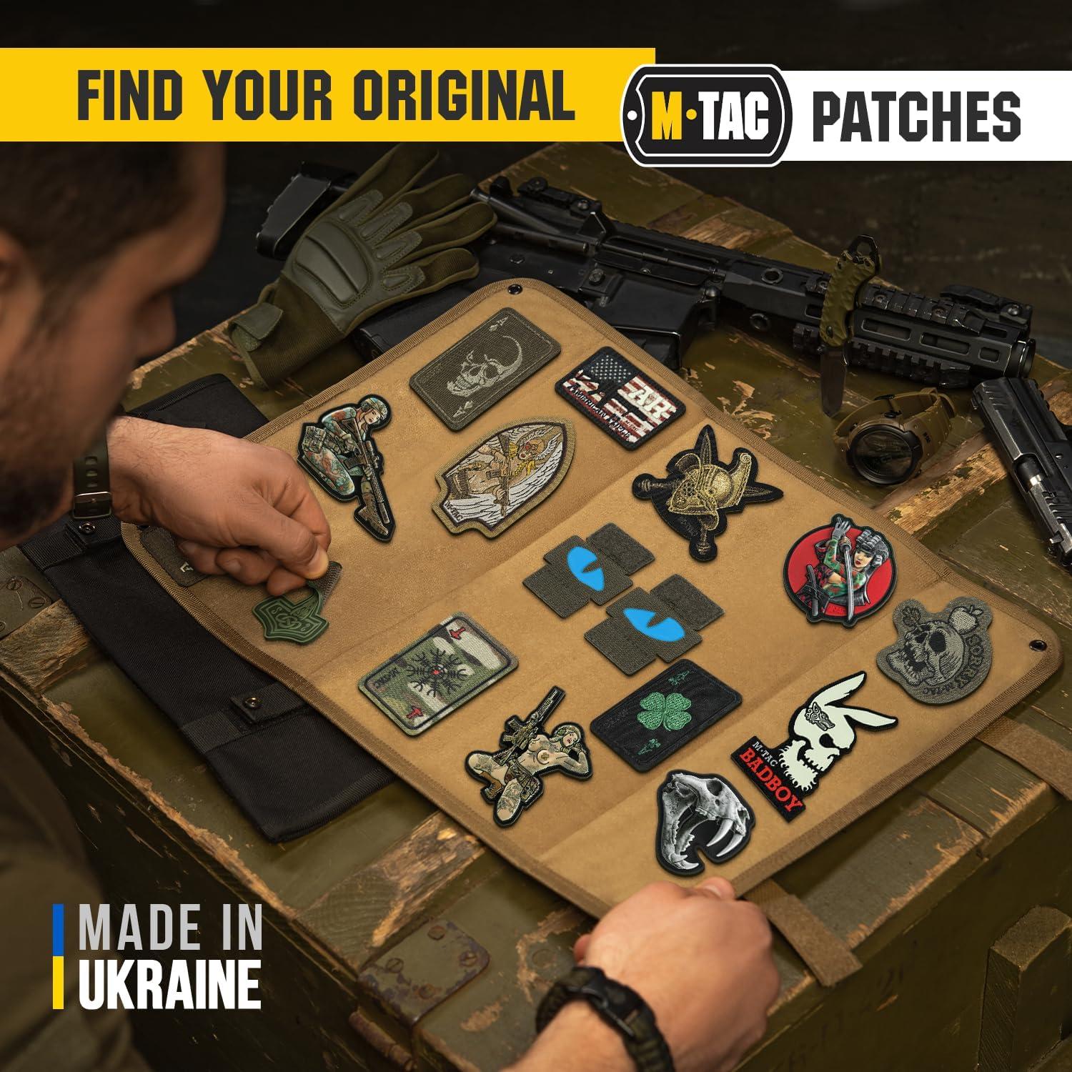 image:imageMTac Multicolor Tiger Eyes Morale Patches Compatible with Molle Tactical Patch Military Combat Hook Fasteners CamoRanger GreenBlueGID