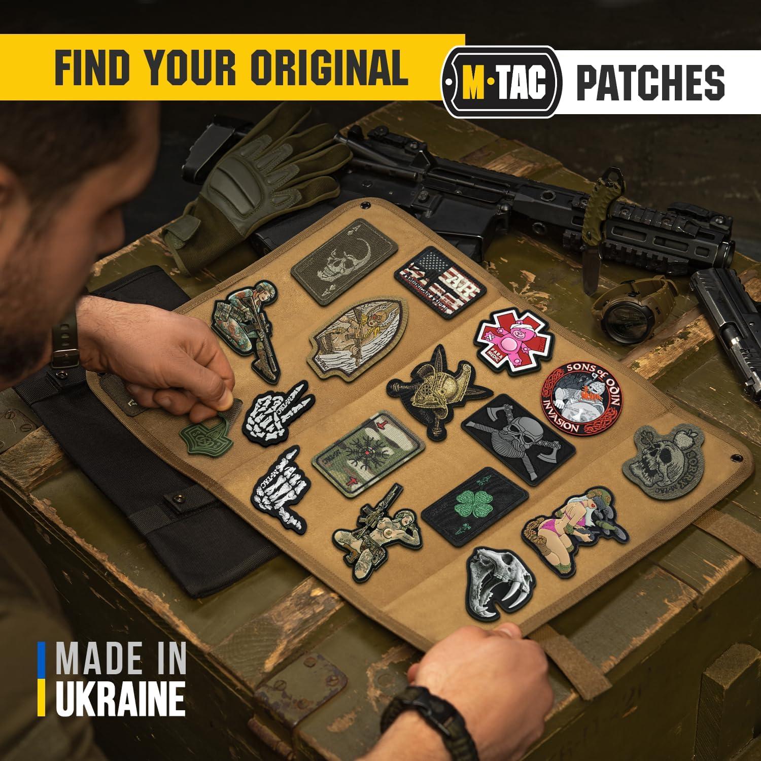 image:imageMTac Tactical Beard Skull Patch Morale Patch for Military Gear Army Patches for Clothes Jackets Backpacks Hats Patch with Hook FastenersBlackGrey
