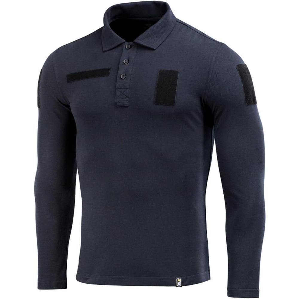 image:imageMTac Long Sleeve Tactical Polo Shirt for Men Mens Military Polo Shirt for Work Outdoor Tactical amp Law Enforcement GearDark Navy Blue