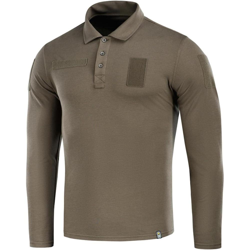 image:imageMTac Long Sleeve Tactical Polo Shirt for Men Mens Military Polo Shirt for Work Outdoor Tactical amp Law Enforcement GearDark Olive