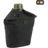 M-Tac Canteen Water Bottle – 1 Quart Water Canteen (34 Oz/1L) – Tactical Water Bottle for Military Hiking Camping Survival (Olive)(Black Pouch Bag)