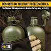 M-Tac Canteen Water Bottle – 1 Quart Water Canteen (34 Oz/1L) – Tactical Water Bottle for Military Hiking Camping Survival (Olive)(Bottle & Cover Olive)