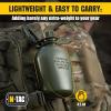 M-Tac Canteen Water Bottle – 1 Quart Water Canteen (34 Oz/1L) – Tactical Water Bottle for Military Hiking Camping Survival (Olive)(Olive)