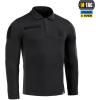 M-Tac Long Sleeve Tactical Polo Shirt for Men – Men’s Military Polo Shirt for Work, Outdoor, Tactical & Law Enforcement Gear(Black)