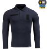 M-Tac Long Sleeve Tactical Polo Shirt for Men – Men’s Military Polo Shirt for Work, Outdoor, Tactical & Law Enforcement Gear(Dark Navy Blue)