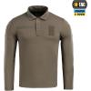 M-Tac Long Sleeve Tactical Polo Shirt for Men – Men’s Military Polo Shirt for Work, Outdoor, Tactical & Law Enforcement Gear(Dark Olive)