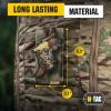 M-Tac Loop Tactical Morale Patches Board Molle Attachment 3.1 x 5.2 (Coyote)(Camo)