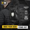 M-Tac Loop Tactical Morale Patches Board Molle Attachment 6.3 x 3.4 (Black)(Black)
