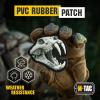 M-Tac Morale Patch – PVC 3D Funny Military Tactical Patch – Tactical Cool Army Meme Patches for Vest, Backpacks, Hats – Hook and Loop Patches (Old Tiger)