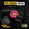 M-Tac Morale Patch Pink Lips with Bullet – PVC Tactical Military Patch with Hook Fastener Backing – Patches for Vest, Backpacks, Hats (Pink)(Pink)