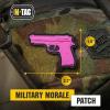 M-Tac Morale Patch Pink Lips with Bullet – PVC Tactical Military Patch with Hook Fastener Backing – Patches for Vest, Backpacks, Hats (Pink)(Pink B)