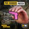 M-Tac Morale Patch Pink Lips with Bullet – PVC Tactical Military Patch with Hook Fastener Backing – Patches for Vest, Backpacks, Hats (Pink)(Pink B)