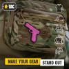 M-Tac Morale Patch Pink Lips with Bullet – PVC Tactical Military Patch with Hook Fastener Backing – Patches for Vest, Backpacks, Hats (Pink)(Pink G)