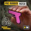 M-Tac Morale Patch Pink Lips with Bullet – PVC Tactical Military Patch with Hook Fastener Backing – Patches for Vest, Backpacks, Hats (Pink)(Pink G)