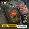 M-Tac Morale Patch Pink Lips with Bullet – PVC Tactical Military Patch with Hook Fastener Backing – Patches for Vest, Backpacks, Hats (Pink)(Red)