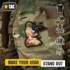 M-Tac Morale Patch Tactical Girl – PVC Tactical Military Patch with Hook Fastener Backing – Patches for Vest, Backpacks, Hats (№5 SKANDINAVIK)(White/Pink/Coyote V1)
