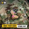 M-Tac Morale Patch Tactical Girl – PVC Tactical Military Patch with Hook Fastener Backing – Patches for Vest, Backpacks, Hats (№5 SKANDINAVIK)(White/Pink/Olive V2)