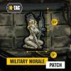 M-Tac Morale Patch Tactical Girl – PVC Tactical Military Patch with Hook Fastener Backing – Patches for Vest, Backpacks, Hats (White/Coyote/Olive V2)(№5 SKANDINAVIK)