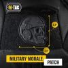 M-Tac Morale Patches 3D PVC – Tactical Operator Skull Patches for Vest, Backpacks, Hats – Tactical Military Patch with Hook Fastener Backing (Black)(Black)