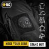 M-Tac Morale Patches 3D PVC – Tactical Operator Skull Patches for Vest, Backpacks, Hats – Tactical Military Patch with Hook Fastener Backing (Black)(Black)