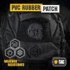 M-Tac Morale Patches 3D PVC – Tactical Operator Skull Patches for Vest, Backpacks, Hats – Tactical Military Patch with Hook Fastener Backing (Black)(Black)