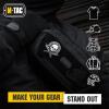 M-Tac Morale Patches No Knife No Life PVC 3D Military Tactical(Grey / Black)