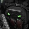 M-Tac Multicolor Tiger Eyes Morale Patches Compatible with Molle Tactical Patch Military Combat Hook Fasteners (Camo)(Black/Green/GID)