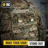 M-Tac Multicolor Tiger Eyes Morale Patches Compatible with Molle Tactical Patch Military Combat Hook Fasteners (Camo)(Camo)