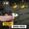 M-Tac Multicolor Tiger Eyes Morale Patches Compatible with Molle Tactical Patch Military Combat Hook Fasteners (Camo)(Ranger Green)