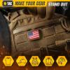 M-Tac Patch Vintage USA Flag – Tactical GITD Stars American Military Flag Patch Hook and Loop Fastener (Molle Full Color/Ranger Green)(Molle Full Color/Coyote)