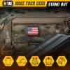 M-Tac Patch Vintage USA Flag – Tactical GITD Stars American Military Flag Patch Hook and Loop Fastener (Molle Full Color/Ranger Green)(Molle Full Color/Ranger Green)