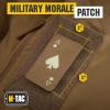 M-Tac Tactical Morale Patch for Military Gear – Ace of Spades Patch Death Card – Army Patches for Clothes, Jackets, Backpacks, Hats – Combat Hook and Loop Patches (Black/GITD)(Coyote / GITD)