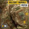 M-Tac Tactical Morale Patch for Military Gear – Ace of Spades Patch Death Card – Army Patches for Clothes, Jackets, Backpacks, Hats – Combat Hook and Loop Patches (Black/GITD)(Camo / Black)