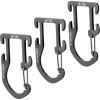 M-Tac Carabiner Clip Molle Compatible Snap Hook for Tactical Vest Backpack D-Ring(3 Pieces)