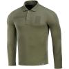 M-Tac Long Sleeve Tactical Polo Shirt for Men – Men’s Military Polo Shirt for Work, Outdoor, Tactical & Law Enforcement Gear(Army Olive)