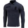 M-Tac Long Sleeve Tactical Polo Shirt for Men – Men’s Military Polo Shirt for Work, Outdoor, Tactical & Law Enforcement Gear(Dark Navy Blue)