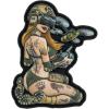 M-Tac Morale Patch Tactical Girl – PVC Tactical Military Patch with Hook Fastener Backing – Patches for Vest, Backpacks, Hats (White/Coyote/Olive V2)(№6 Hooligan Olive V2)