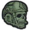 M-Tac Morale Patches 3D PVC – Tactical Operator Skull Patches for Vest, Backpacks, Hats – Tactical Military Patch with Hook Fastener Backing (Black)(Dark Olive)