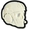 M-Tac Morale Patches 3D PVC – Tactical Operator Skull Patches for Vest, Backpacks, Hats – Tactical Military Patch with Hook Fastener Backing (Black)(White)