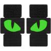 M-Tac Multicolor Tiger Eyes Morale Patches Compatible with Molle Tactical Patch Military Combat Hook Fasteners (Camo)(Black/Green/GID)