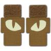 M-Tac Multicolor Tiger Eyes Morale Patches Compatible with Molle Tactical Patch Military Combat Hook Fasteners (Camo)(Coyote)
