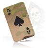 M-Tac Tactical Morale Patch for Military Gear – Ace of Spades Patch Death Card – Army Patches for Clothes, Jackets, Backpacks, Hats – Combat Hook and Loop Patches (Black/GITD)(Camo / Black)