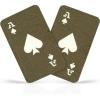 M-Tac Tactical Morale Patch for Military Gear – Ace of Spades Patch Death Card – Army Patches for Clothes, Jackets, Backpacks, Hats – Combat Hook and Loop Patches (Black/GITD)(Ranger Green / GITD 2 pcs.)